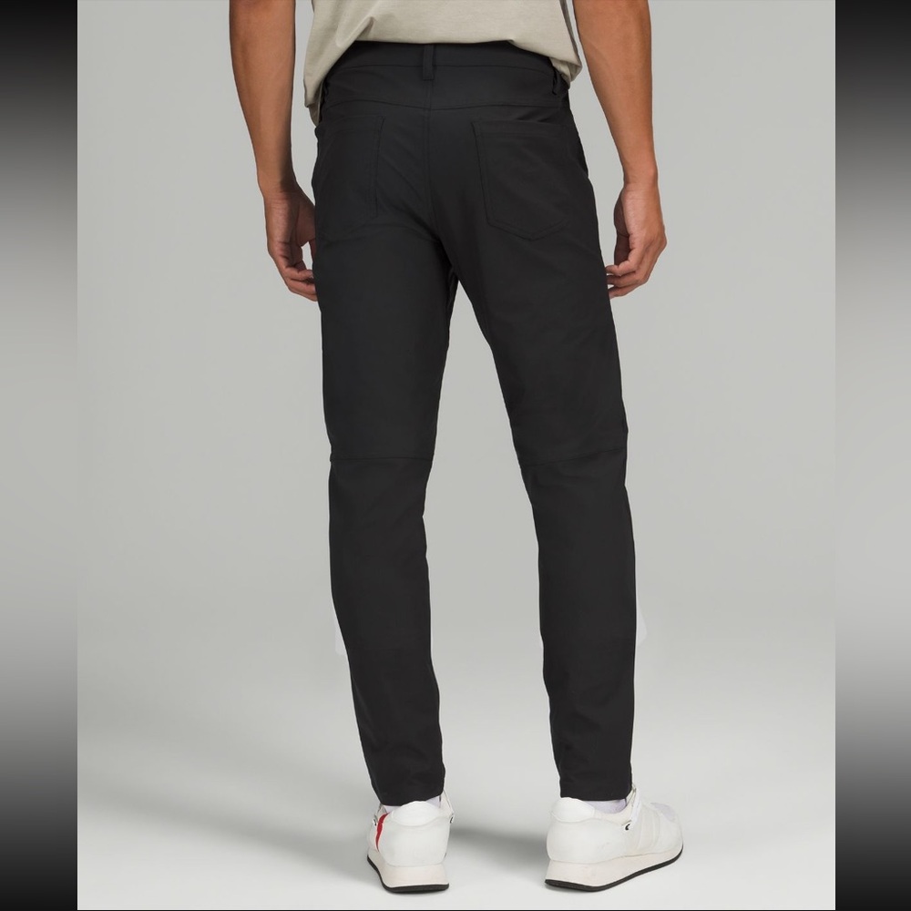 NWT*: Lululemon ABC Slim-Fit 5 Pocket Pant 31” x 30” L*Warpstreme. Color: Black - Picture 5 of 6